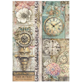 Stamperia Gardens of Time A4 Rice Paper Selection (6pcs) by Antonis Tzanidakis (DFSA4XTM)