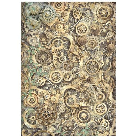 Stamperia Gardens of Time A4 Rice Paper Selection (6pcs) by Antonis Tzanidakis (DFSA4XTM)