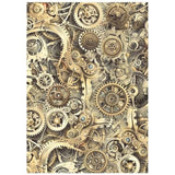 Stamperia Gardens of Time A6 Rice Paper Backgrounds Selection (8pcs) by Antonis Tzanidakis (DFSAK6053)
