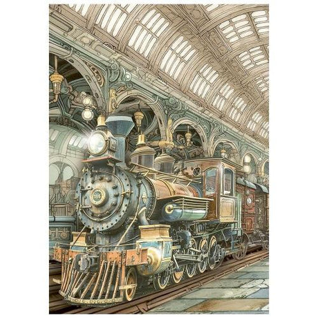 Stamperia Gardens of Time A6 Mini Rice Paper (8pcs) by Antonis Tzanidakis (DFSA6X05)