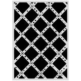 Stamperia Art Stories A3 Big Stencil Diamond Grid Pattern by Antonis Tzanidakis (KSTDA3011) - Postage as per Actual