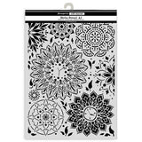 Stamperia Art Stories A3 Big Stencil Mandala Pattern by Antonis Tzanidakis (KSTDA3012) - Postage as per Actual