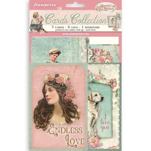 Stamperia House of Roses Cards Collection (SBCARD41)