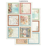 Stamperia Art of Travelling Junk Journal Stickers, Backgrounds, Cut-Outs (SBJK18)