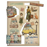 Stamperia Art of Travelling A5 Colored Wooden Shape (KLSP199)