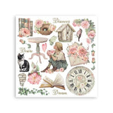 Stamperia House of Roses Rub-On 15,5x15,5cm Assortment (6pcs) (DFLRBX13)