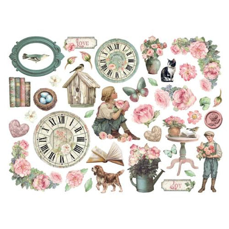 Stamperia House of Roses Die Cuts Assorted (39pcs) (DFLDC132)