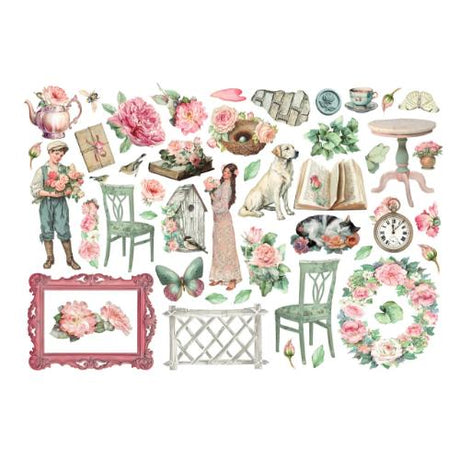 Stamperia House of Roses Ephemera (46pcs) (DFLCT80)