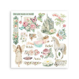 Stamperia Wonderland Rub-On 15,5x15,5cm Assortment (6pcs) (DFLRBX15)