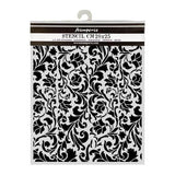 Stamperia Wonderland Thick Stencils 20x25cm Tapestry (KSTD209)
