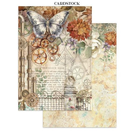 Stamperia Gardens of Time Junk Journal A5 Focus Points by Antonis Tzanidakis (SBJKS01)