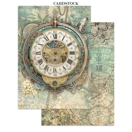 Stamperia Gardens of Time Junk Journal A5 Focus Points by Antonis Tzanidakis (SBJKS01)