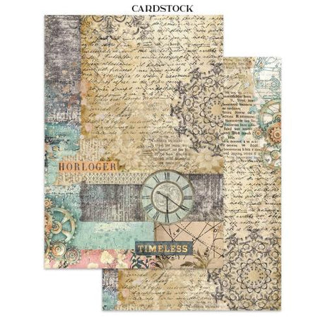 Stamperia Gardens of Time Junk Journal A5 Focus Points by Antonis Tzanidakis (SBJKS01)