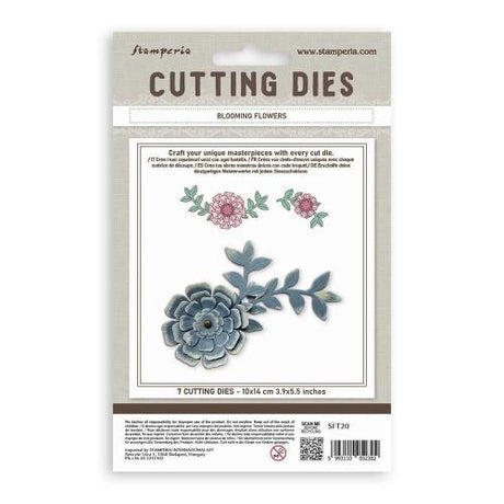 Stamperia All Around A6 Cutting Dies Blooming Flowers (SFT20)