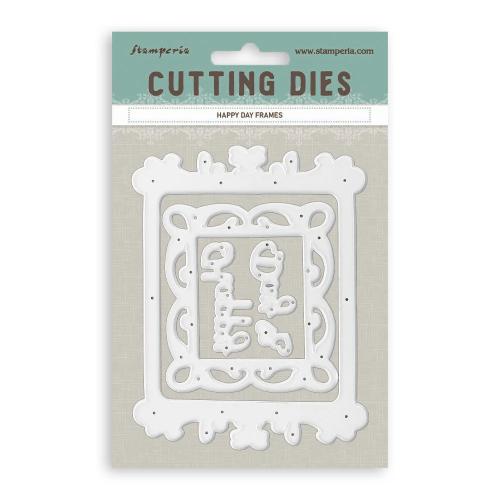 Stamperia All Around A6 Cutting Dies Happy Day Frames (SFT22)