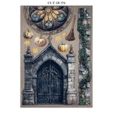 Stamperia Halloween Junk Journal Stickers, Backgrounds, Cut-Outs by Vicky Papaioannou (SBJK22)