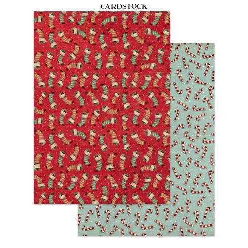 Stamperia Classic Christmas Junk Journal Stickers, Backgrounds, Cut-Outs (SBJK23)