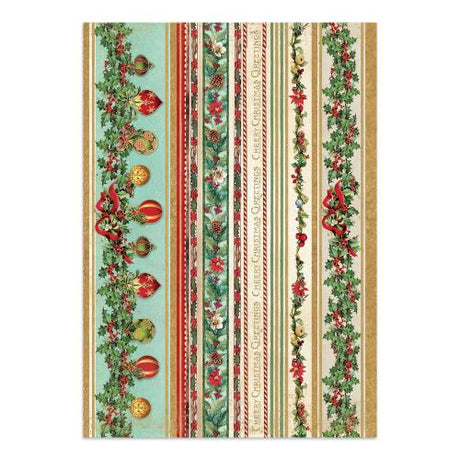 Stamperia Classic Christmas Junk Journal Stickers, Backgrounds, Cut-Outs (SBJK23)