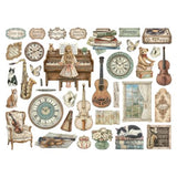 Stamperia Symphony Die Cuts Assorted by Sara Alcobendas (DFLDC136)