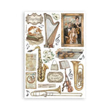 Stamperia Symphony A5 Washi Pad (8pcs) by Sara Alcobendas (SBW34)