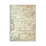 Stamperia Symphony A5 Washi Pad (8pcs) by Sara Alcobendas (SBW34)