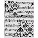 Stamperia Symphony Thick Stencils 20x25cm Ccore and Frize by Sara Alcobendas (KSTD211)