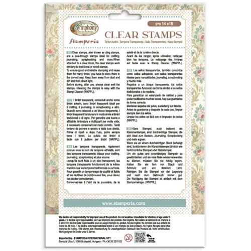 Stamperia Symphony Clear Stamp by Sara Alcobendas (WTK243)