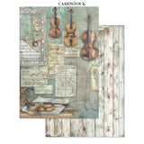 Stamperia Symphony Junk Journal Stickers, Backgrounds, Cut-Outs by Sara Alcobendas (SBJK24)
