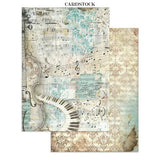 Stamperia Symphony Junk Journal Stickers, Backgrounds, Cut-Outs by Sara Alcobendas (SBJK24)