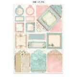 Stamperia Winter Magic Junk Journal Stickers, Backgrounds, Cut-Outs (SBJK25)