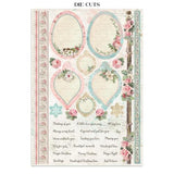 Stamperia Winter Magic Junk Journal Stickers, Backgrounds, Cut-Outs (SBJK25)