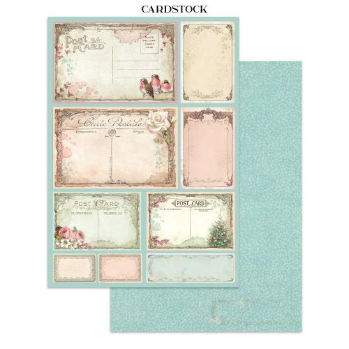 Stamperia Winter Magic Junk Journal Stickers, Backgrounds, Cut-Outs (SBJK25)