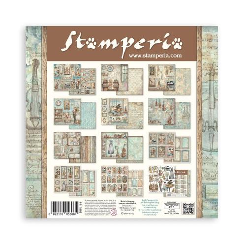 Stamperia Symphony 12x12 Inch Paper Pack by Sara Alcobendas (SBBL188) - Postage as per Actual