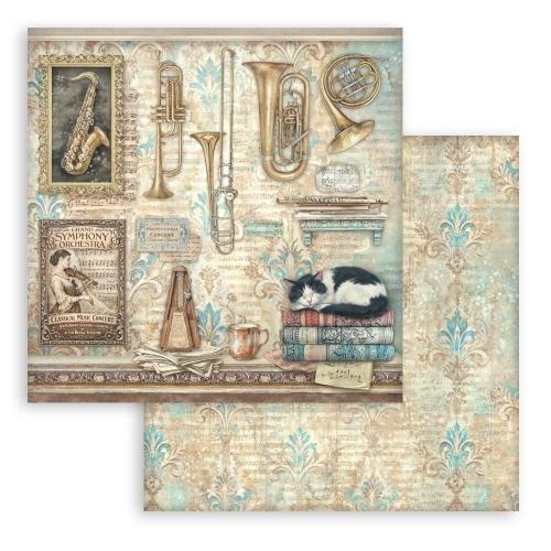 Stamperia Symphony 12x12 Inch Paper Pack by Sara Alcobendas (SBBL188) - Postage as per Actual