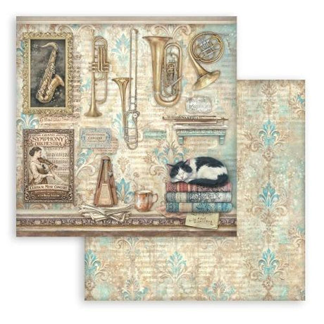 Stamperia Symphony 12x12 Inch Paper Pack by Sara Alcobendas (SBBL188) - Postage as per Actual