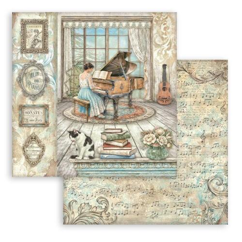 Stamperia Symphony 12x12 Inch Paper Pack by Sara Alcobendas (SBBL188) - Postage as per Actual