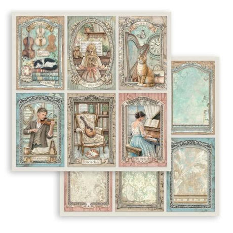 Stamperia Symphony 12x12 Inch Paper Pack by Sara Alcobendas (SBBL188) - Postage as per Actual