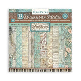 Stamperia Symphony 12x12 Inch Paper Pack Maxi Background Selection by Sara Alcobendas (SBBL189) - Postage as per Actual