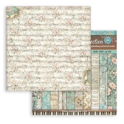 Stamperia Symphony 12x12 Inch Paper Pack Maxi Background Selection by Sara Alcobendas (SBBL189) - Postage as per Actual