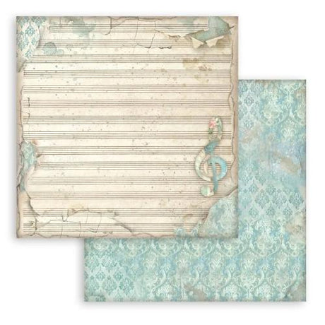 Stamperia Symphony 12x12 Inch Paper Pack Maxi Background Selection by Sara Alcobendas (SBBL189) - Postage as per Actual