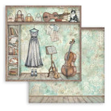 Stamperia Symphony 8x8 Inch Paper Pack by Sara Alcobendas (SBBS144)