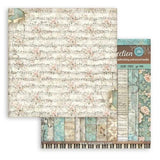 Stamperia Symphony 8x8 Inch Paper Pack Maxi Background Selection by Sara Alcobendas (SBBS145)