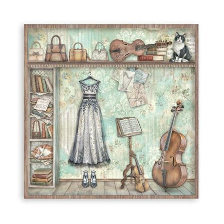 Stamperia Symphony 12x12 Inch Paper Pack (Single Face) by Sara Alcobendas (SBBXLB38) - Postage as per Actual