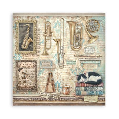 Stamperia Symphony 12x12 Inch Paper Pack (Single Face) by Sara Alcobendas (SBBXLB38) - Postage as per Actual
