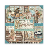 Stamperia Symphony 8x8 Inch Paper Pack (Single Face) by Sara Alcobendas (SBBSXB26)