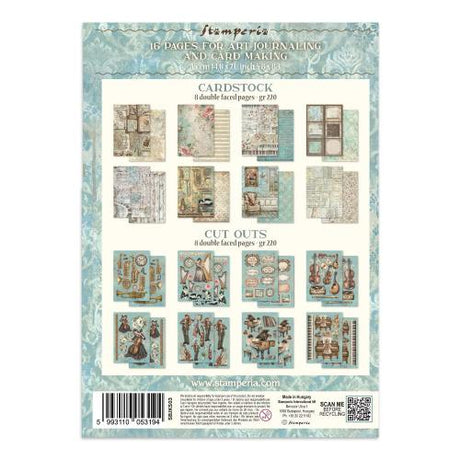 Stamperia Symphony Junk Journal A5 Focus Points by Sara Alcobendas (SBJKS03)