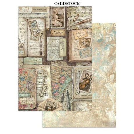 Stamperia Symphony Junk Journal A5 Focus Points by Sara Alcobendas (SBJKS03)