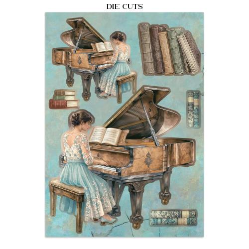 Stamperia Symphony Junk Journal A5 Focus Points by Sara Alcobendas (SBJKS03)