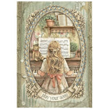 Stamperia Symphony A6 Mini Rice Paper (8pcs) by Sara Alcobendas (DFSA6X07)