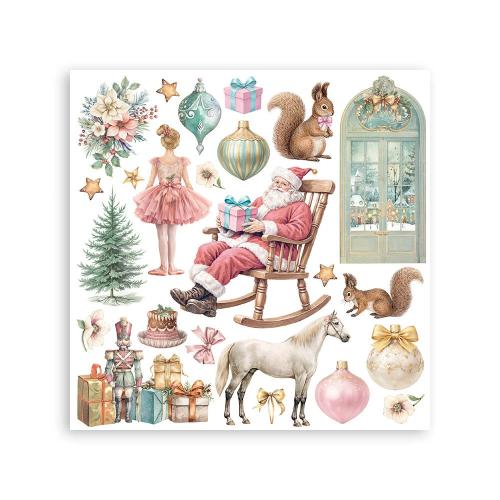Stamperia Winter Magic Rub-On 15,5x15x5cm Assortment (6pcs) (DFLRBX18)